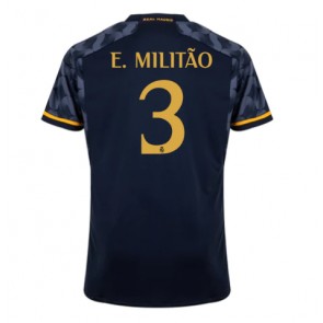 Real Madrid Eder Militao #3 Koszulka Wyjazdowych 2023-24 Krótki Rękaw